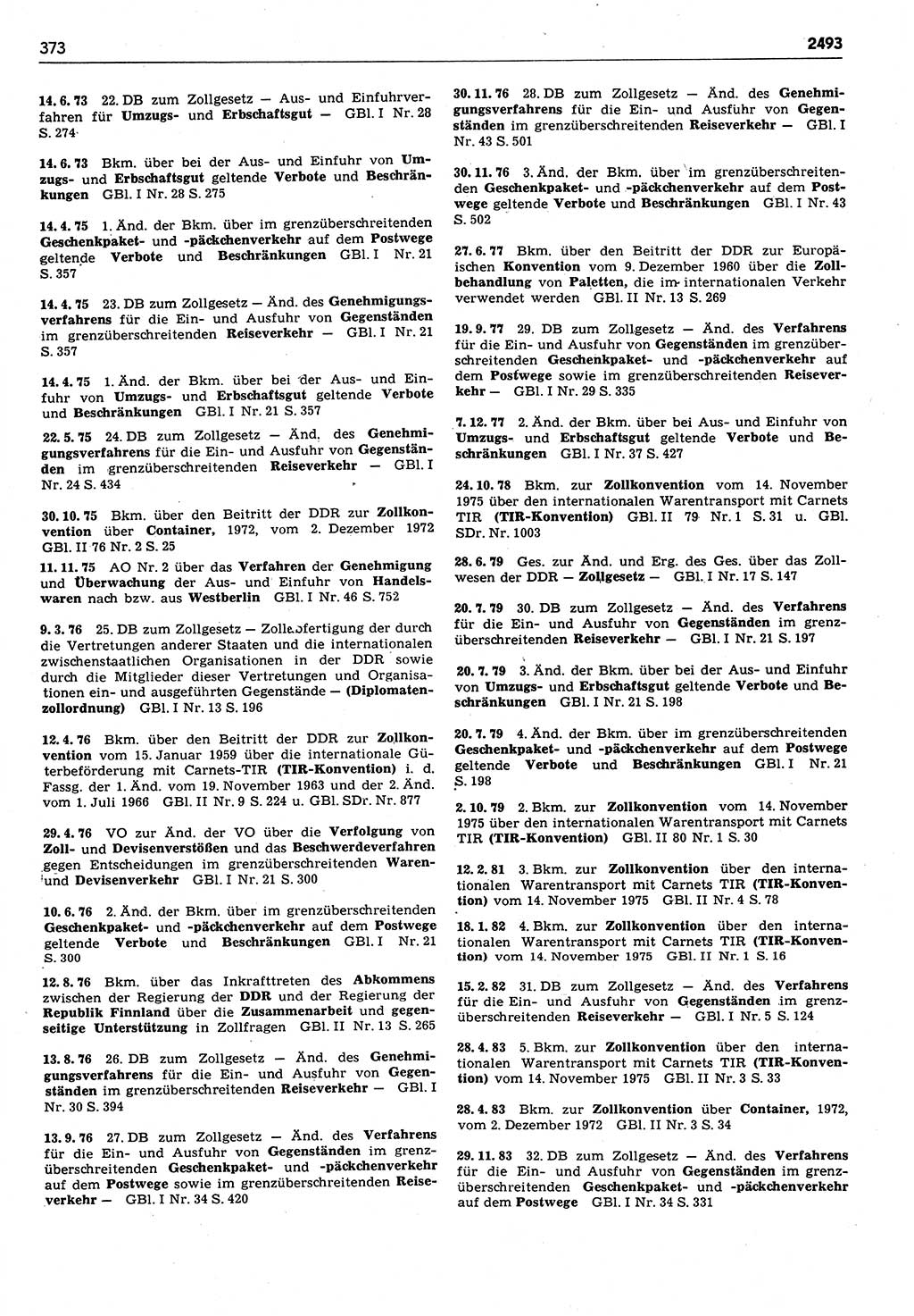 Das geltende Recht der Deutschen Demokratischen Republik (DDR) 1949-1988, Seite 373 (Gelt. R. DDR 1949-1988, S. 373)