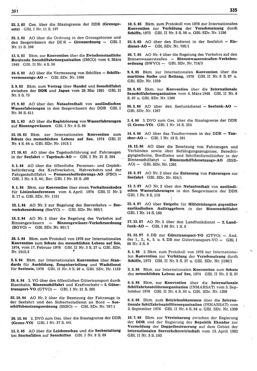 Das geltende Recht der Deutschen Demokratischen Republik (DDR) 1949-1988, Seite 391 (Gelt. R. DDR 1949-1988, S. 391)