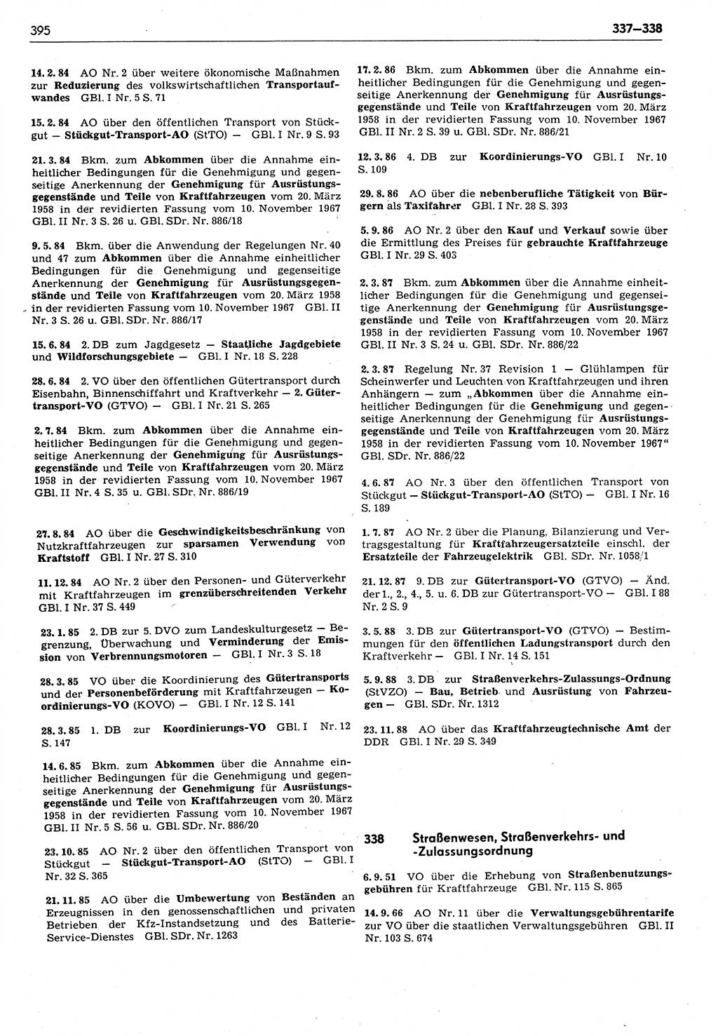 Das geltende Recht der Deutschen Demokratischen Republik (DDR) 1949-1988, Seite 395 (Gelt. R. DDR 1949-1988, S. 395)