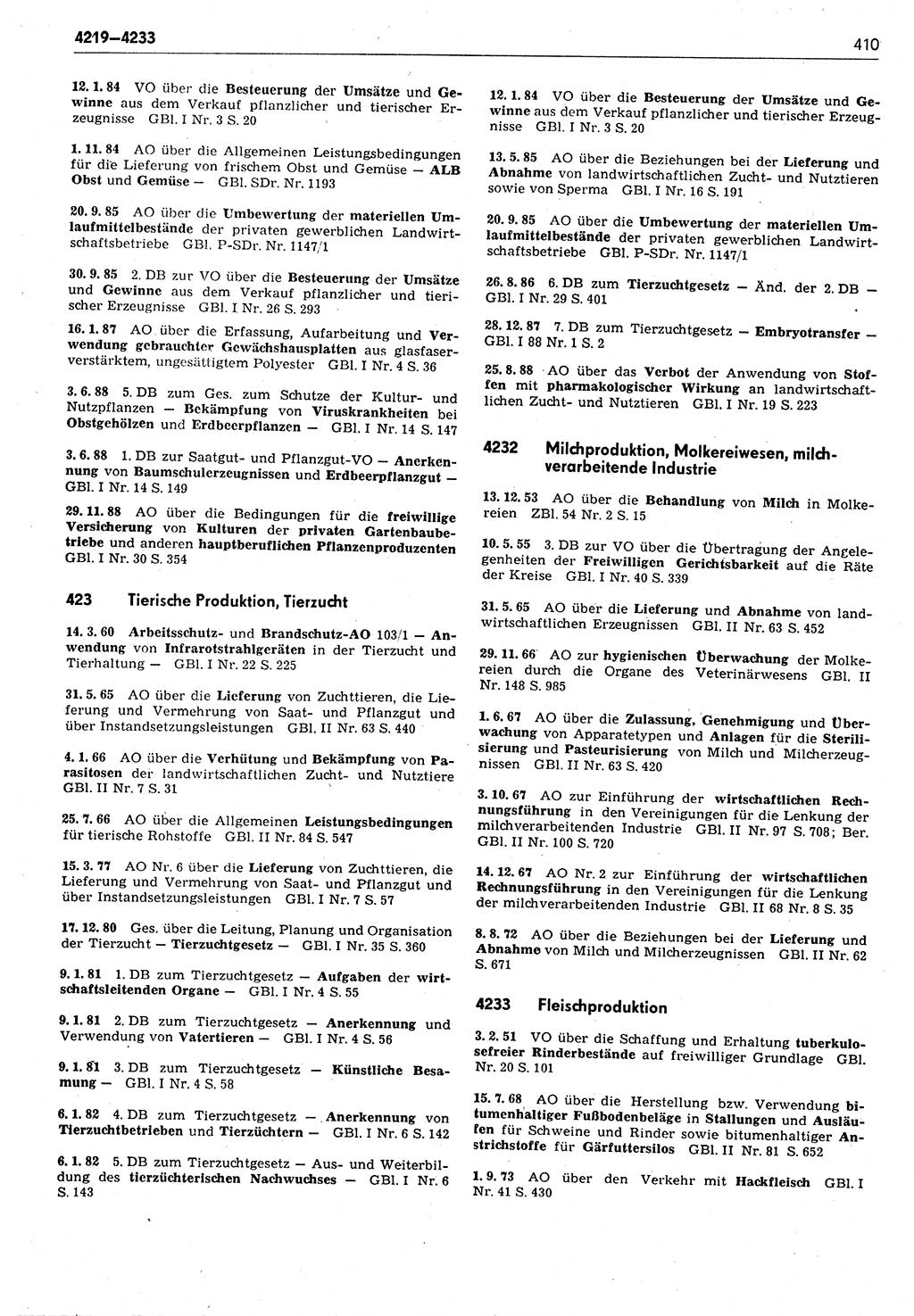 Das geltende Recht der Deutschen Demokratischen Republik (DDR) 1949-1988, Seite 410 (Gelt. R. DDR 1949-1988, S. 410)