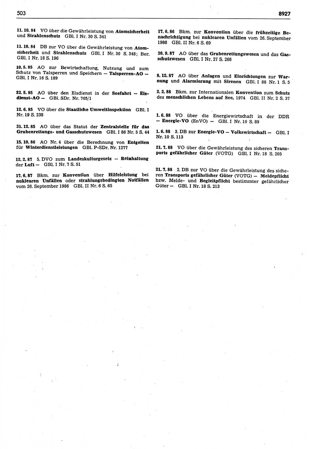 Das geltende Recht der Deutschen Demokratischen Republik (DDR) 1949-1988, Seite 503 (Gelt. R. DDR 1949-1988, S. 503)