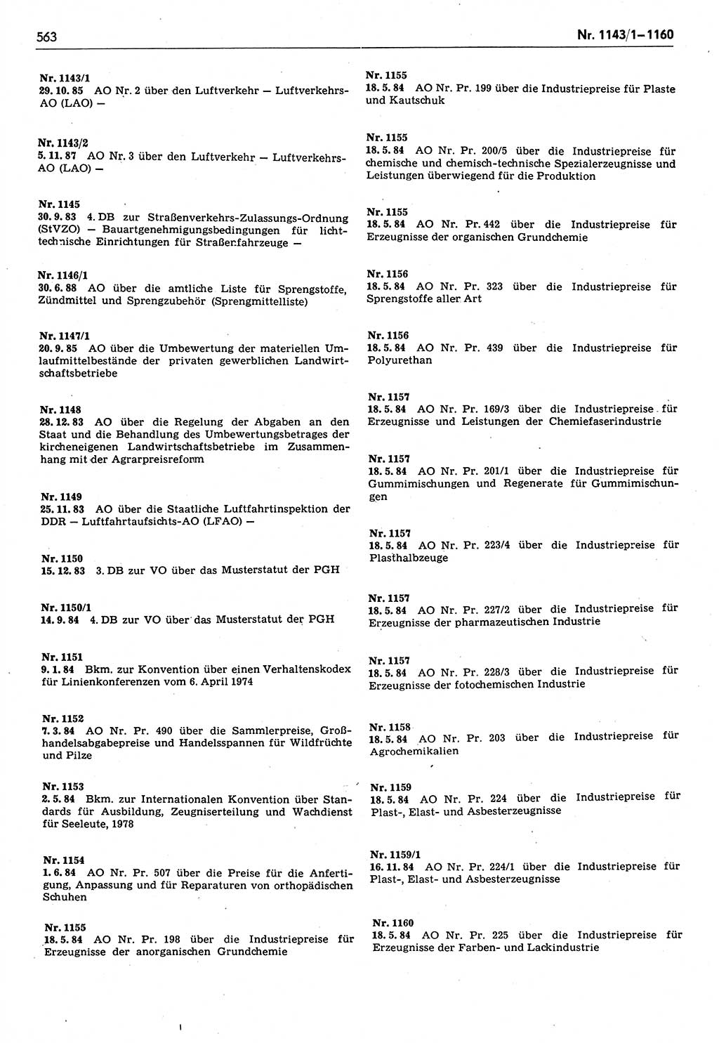 Das geltende Recht der Deutschen Demokratischen Republik (DDR) 1949-1988, Seite 563 (Gelt. R. DDR 1949-1988, S. 563)