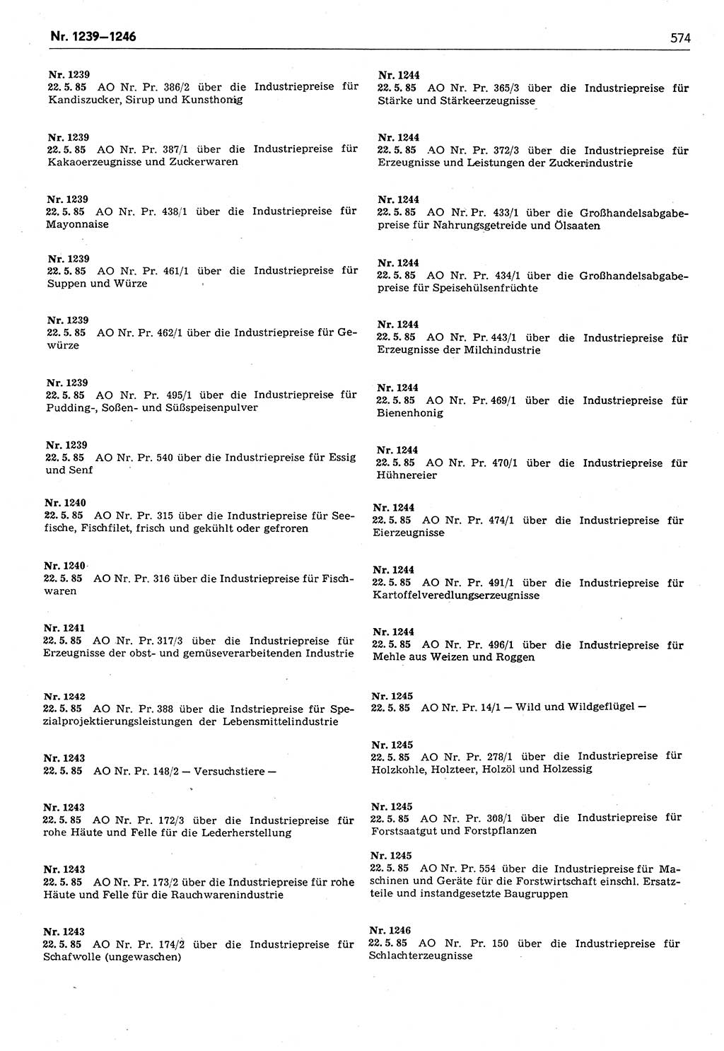 Das geltende Recht der Deutschen Demokratischen Republik (DDR) 1949-1988, Seite 574 (Gelt. R. DDR 1949-1988, S. 574)