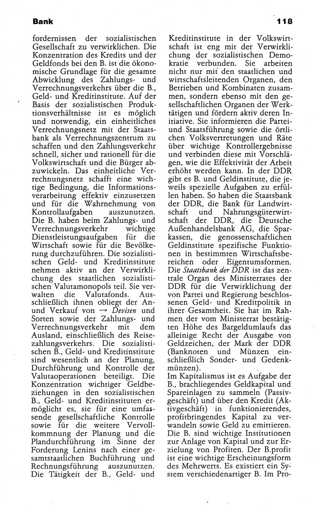Kleines politisches Wörterbuch [Deutsche Demokratische Republik (DDR)] 1988, Seite 118 (Kl. pol. Wb. DDR 1988, S. 118)
