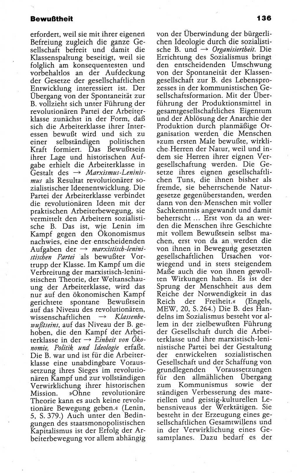 Kleines politisches Wörterbuch [Deutsche Demokratische Republik (DDR)] 1988, Seite 136 (Kl. pol. Wb. DDR 1988, S. 136)