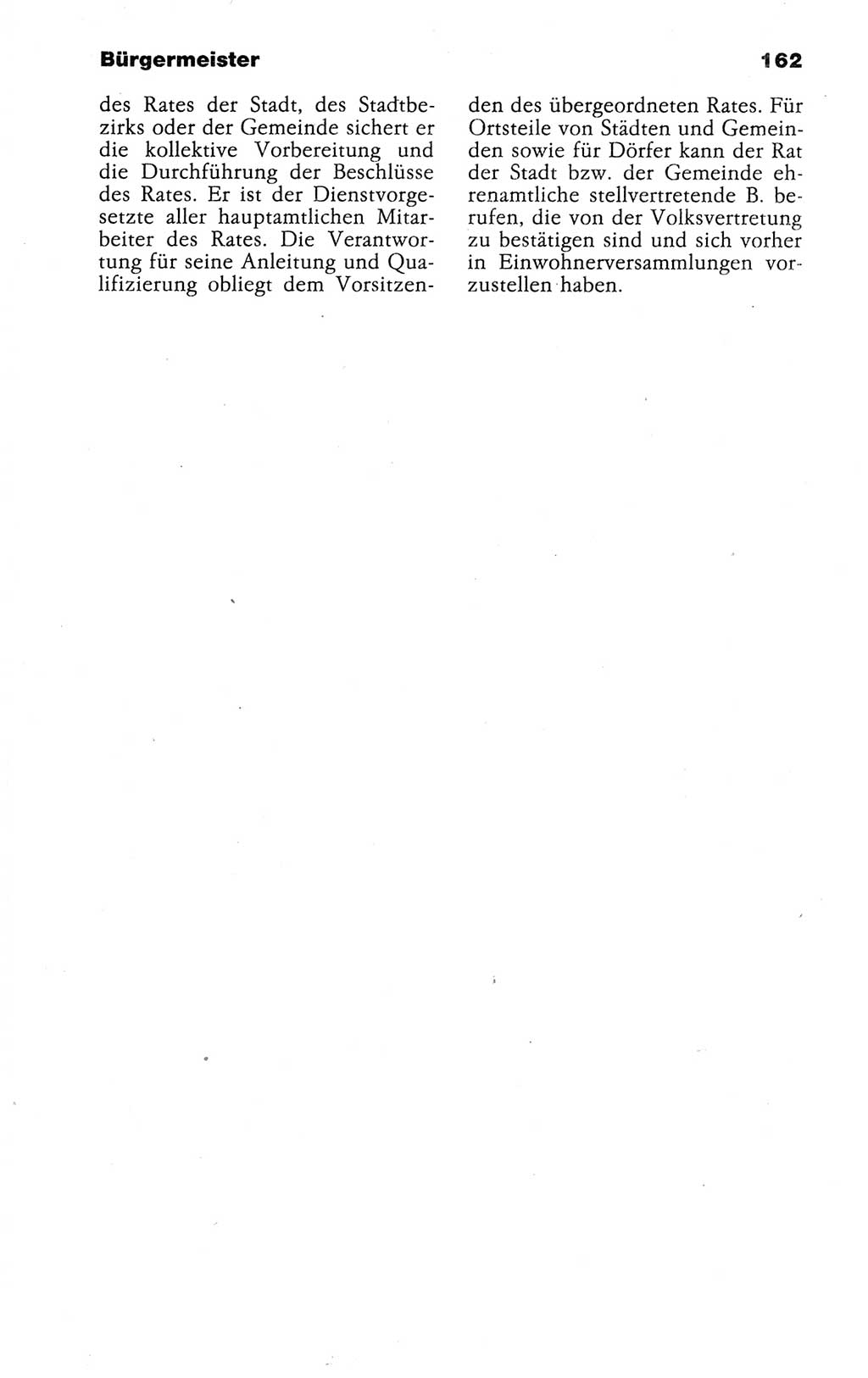 Kleines politisches Wörterbuch [Deutsche Demokratische Republik (DDR)] 1988, Seite 162 (Kl. pol. Wb. DDR 1988, S. 162)