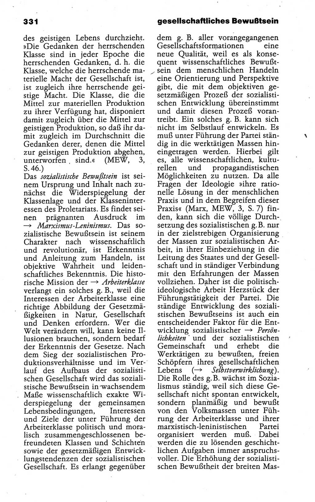 Kleines politisches Wörterbuch [Deutsche Demokratische Republik (DDR)] 1988, Seite 331 (Kl. pol. Wb. DDR 1988, S. 331)