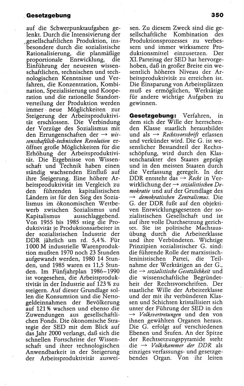 Kleines politisches Wörterbuch [Deutsche Demokratische Republik (DDR)] 1988, Seite 350 (Kl. pol. Wb. DDR 1988, S. 350)