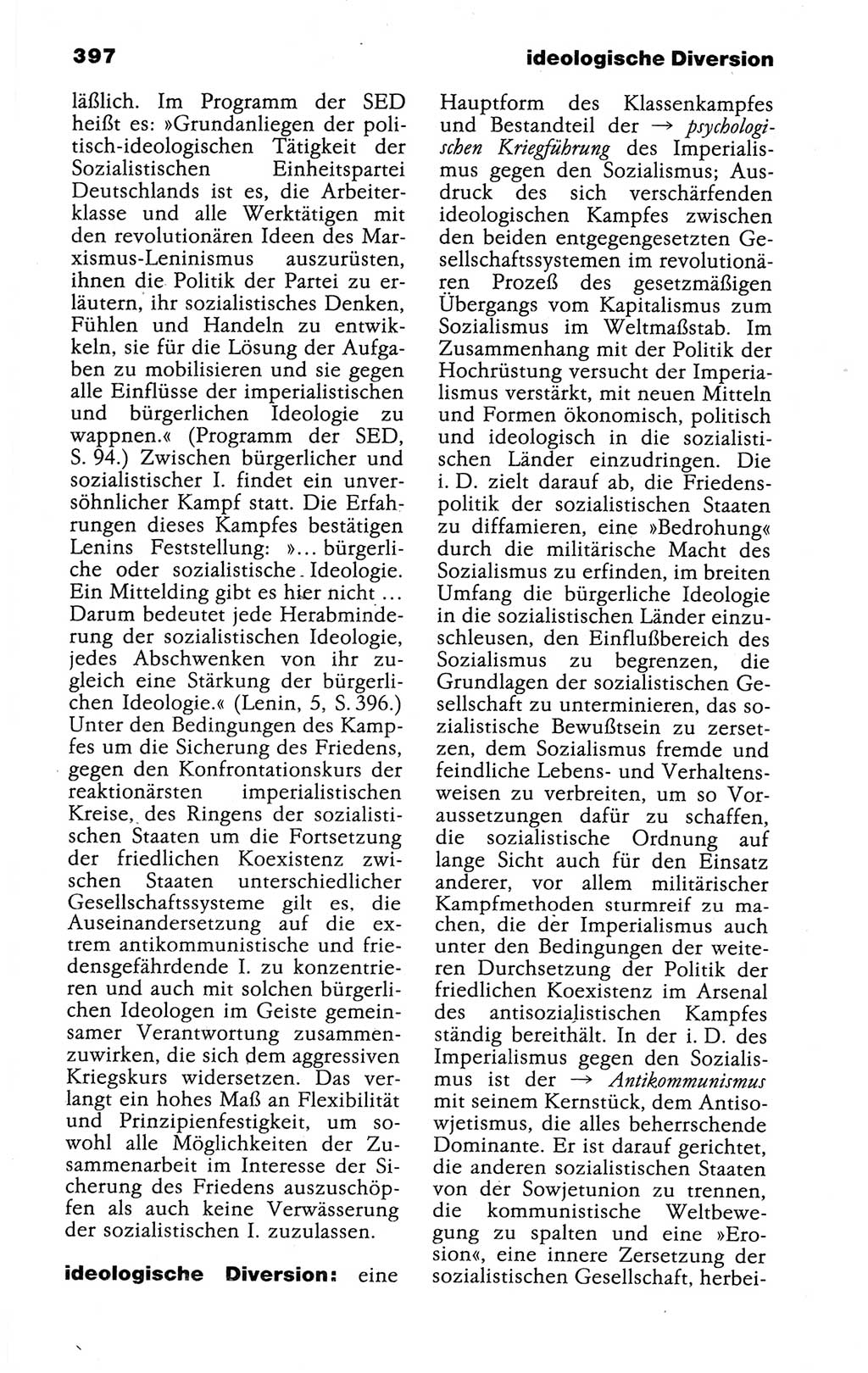 Kleines politisches Wörterbuch [Deutsche Demokratische Republik (DDR)] 1988, Seite 397 (Kl. pol. Wb. DDR 1988, S. 397)