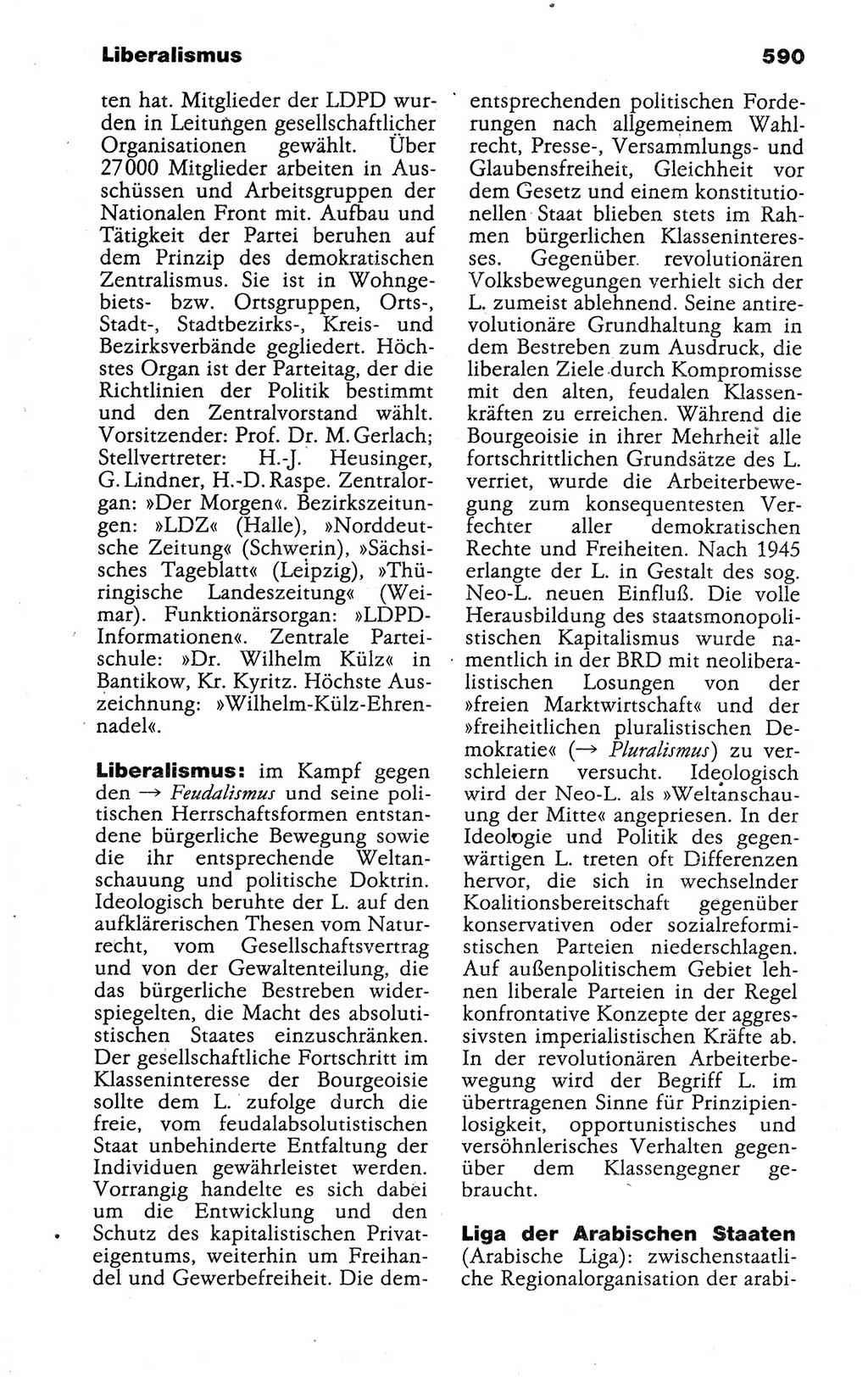 Kleines politisches Wörterbuch [Deutsche Demokratische Republik (DDR)] 1988, Seite 590 (Kl. pol. Wb. DDR 1988, S. 590)