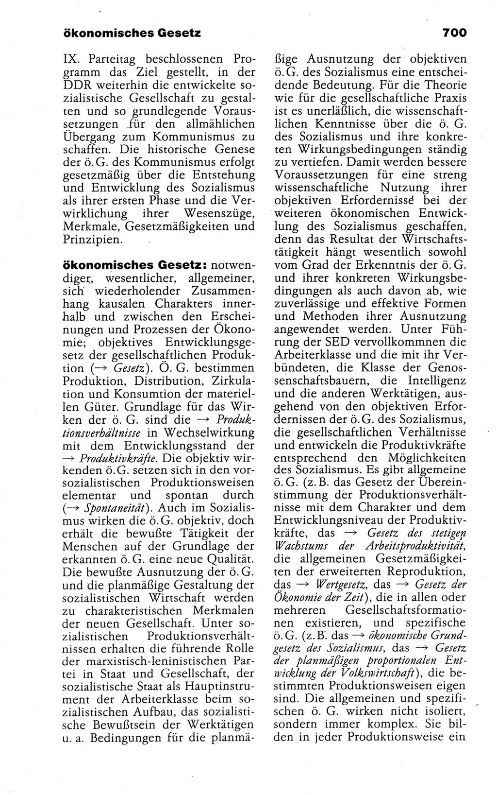 Kleines politisches Wörterbuch [Deutsche Demokratische Republik (DDR)] 1988, Seite 700 (Kl. pol. Wb. DDR 1988, S. 700)