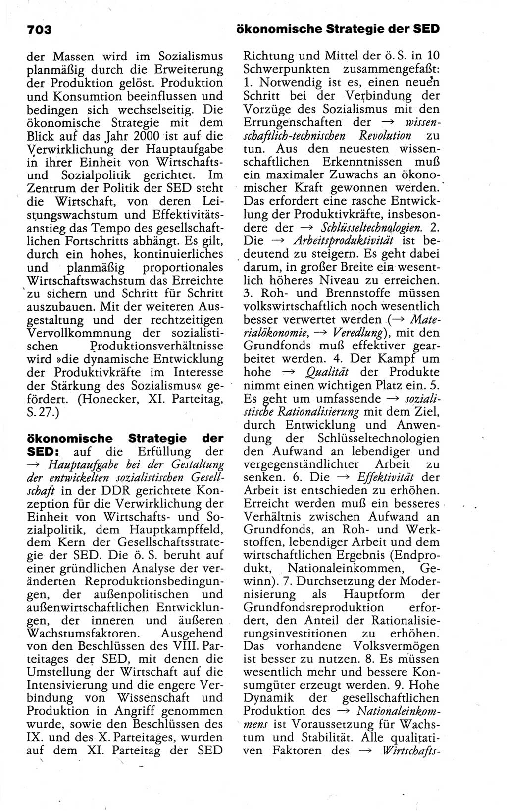 Kleines politisches Wörterbuch [Deutsche Demokratische Republik (DDR)] 1988, Seite 703 (Kl. pol. Wb. DDR 1988, S. 703)