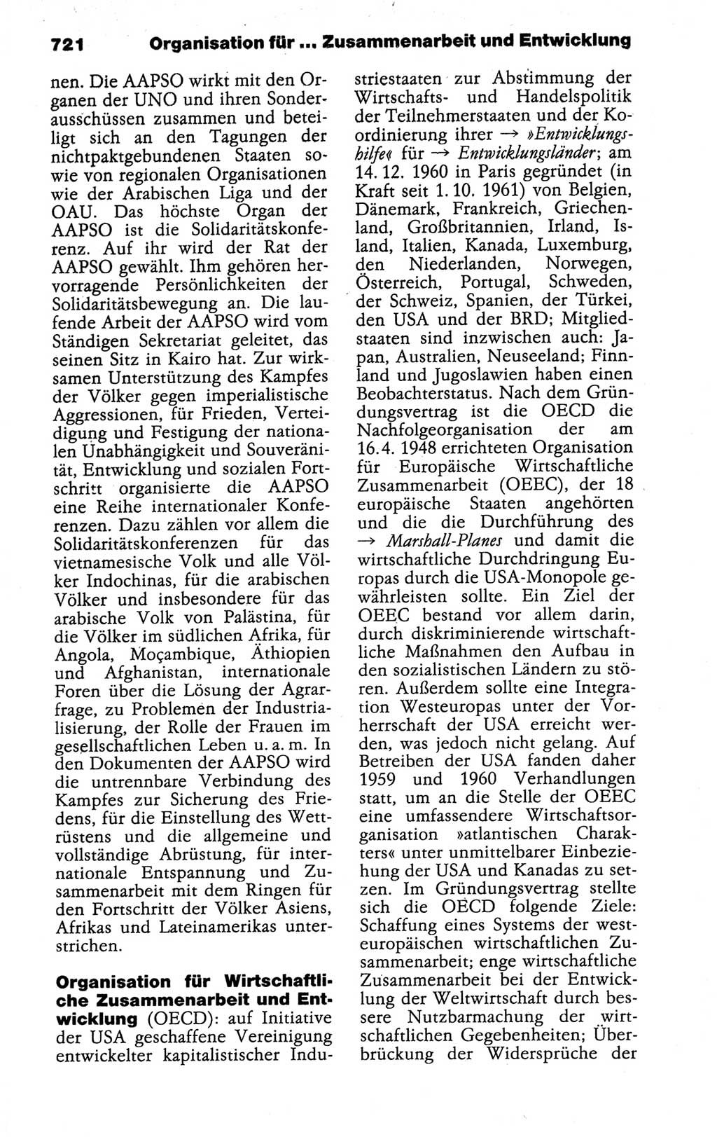 Kleines politisches Wörterbuch [Deutsche Demokratische Republik (DDR)] 1988, Seite 721 (Kl. pol. Wb. DDR 1988, S. 721)