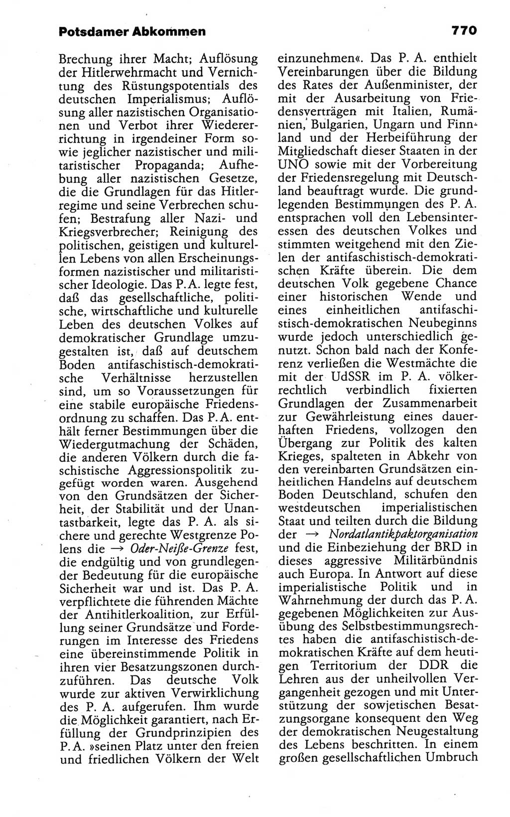 Kleines politisches Wörterbuch [Deutsche Demokratische Republik (DDR)] 1988, Seite 770 (Kl. pol. Wb. DDR 1988, S. 770)