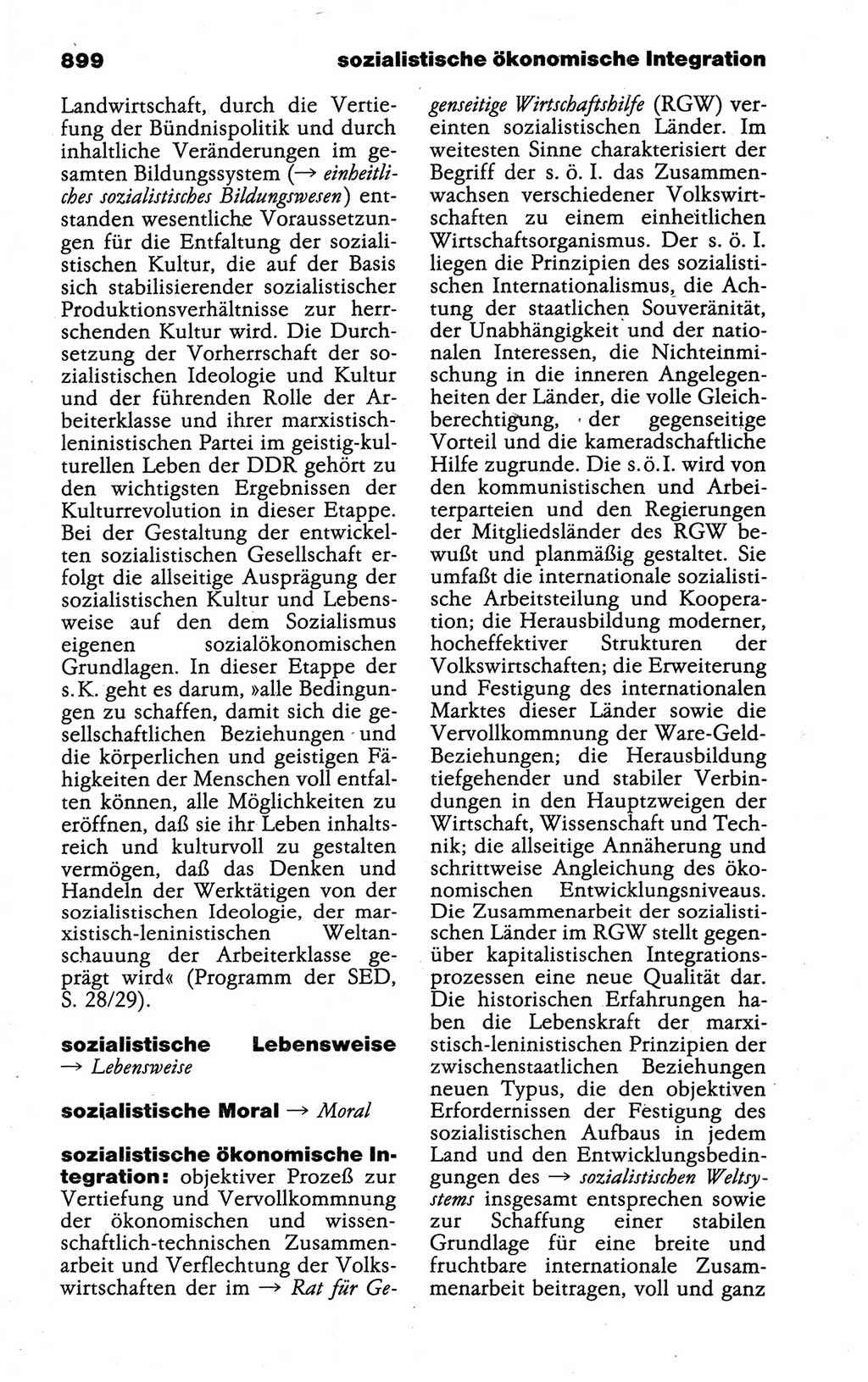 Kleines politisches Wörterbuch [Deutsche Demokratische Republik (DDR)] 1988, Seite 899 (Kl. pol. Wb. DDR 1988, S. 899)
