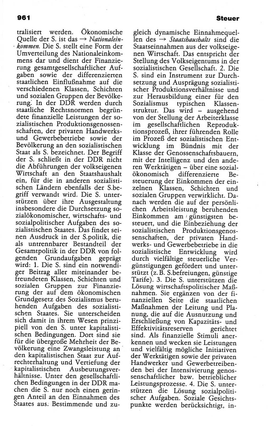 Kleines politisches Wörterbuch [Deutsche Demokratische Republik (DDR)] 1988, Seite 961 (Kl. pol. Wb. DDR 1988, S. 961)