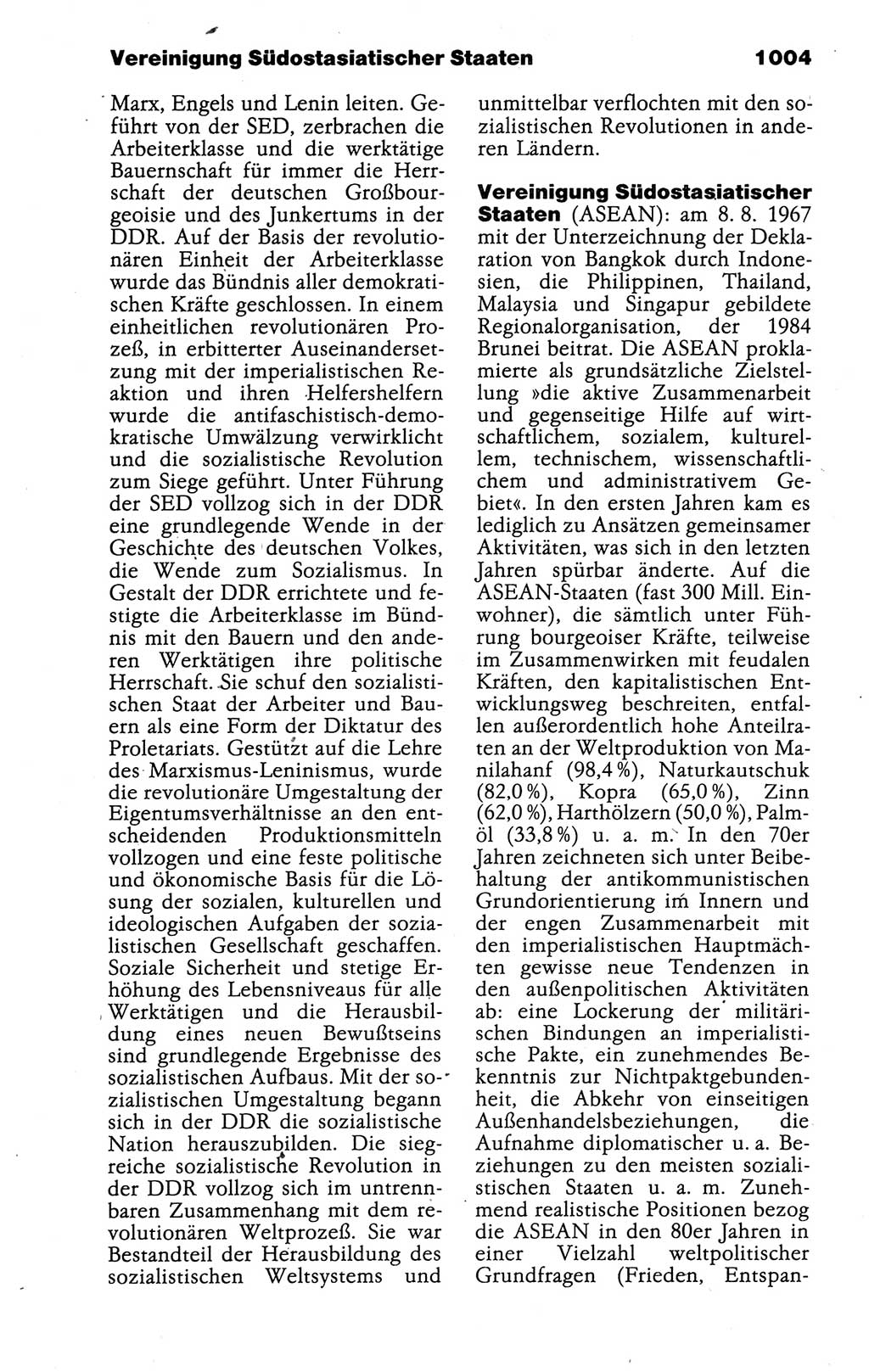 Kleines politisches Wörterbuch [Deutsche Demokratische Republik (DDR)] 1988, Seite 1004 (Kl. pol. Wb. DDR 1988, S. 1004)