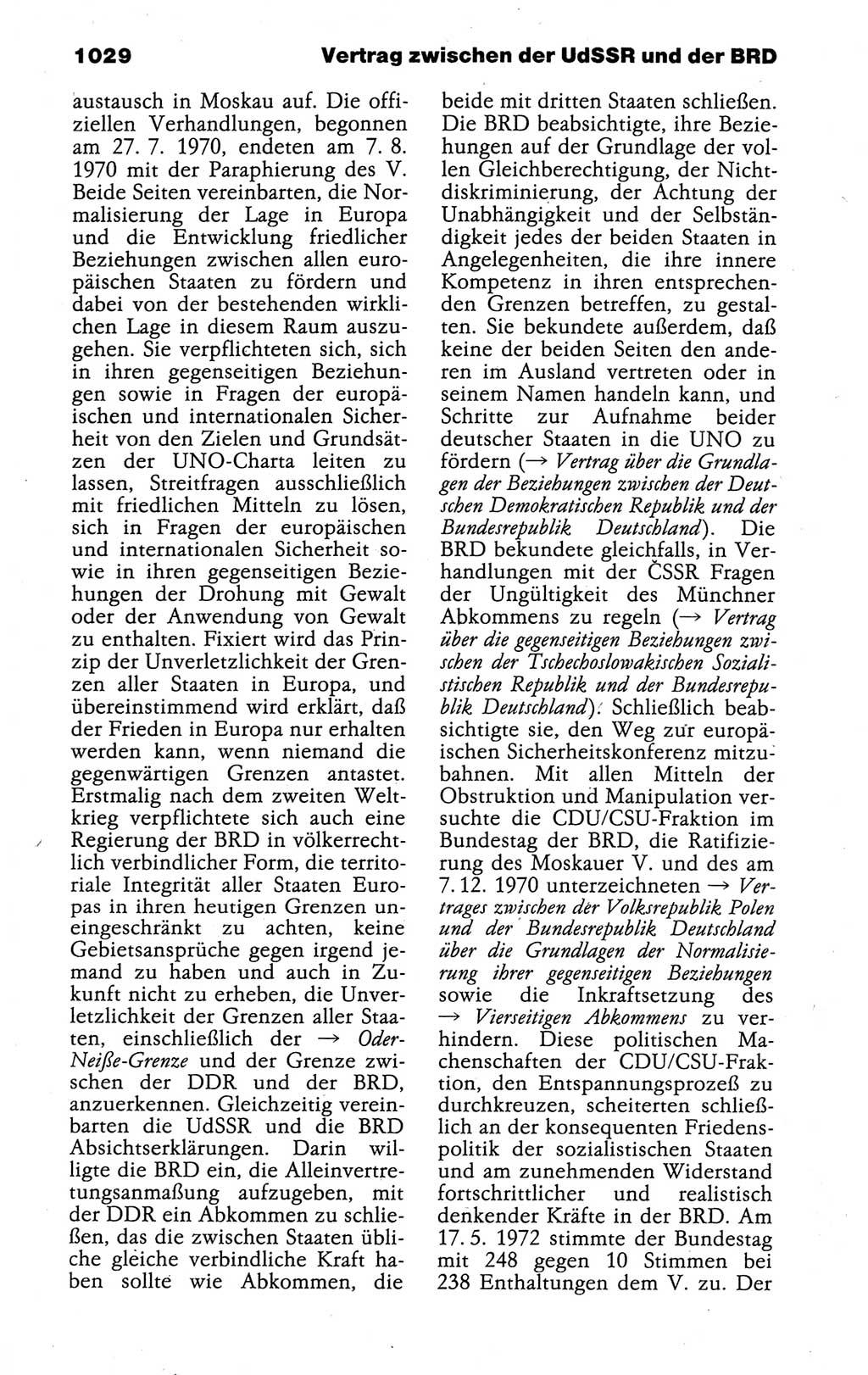 Kleines politisches Wörterbuch [Deutsche Demokratische Republik (DDR)] 1988, Seite 1029 (Kl. pol. Wb. DDR 1988, S. 1029)