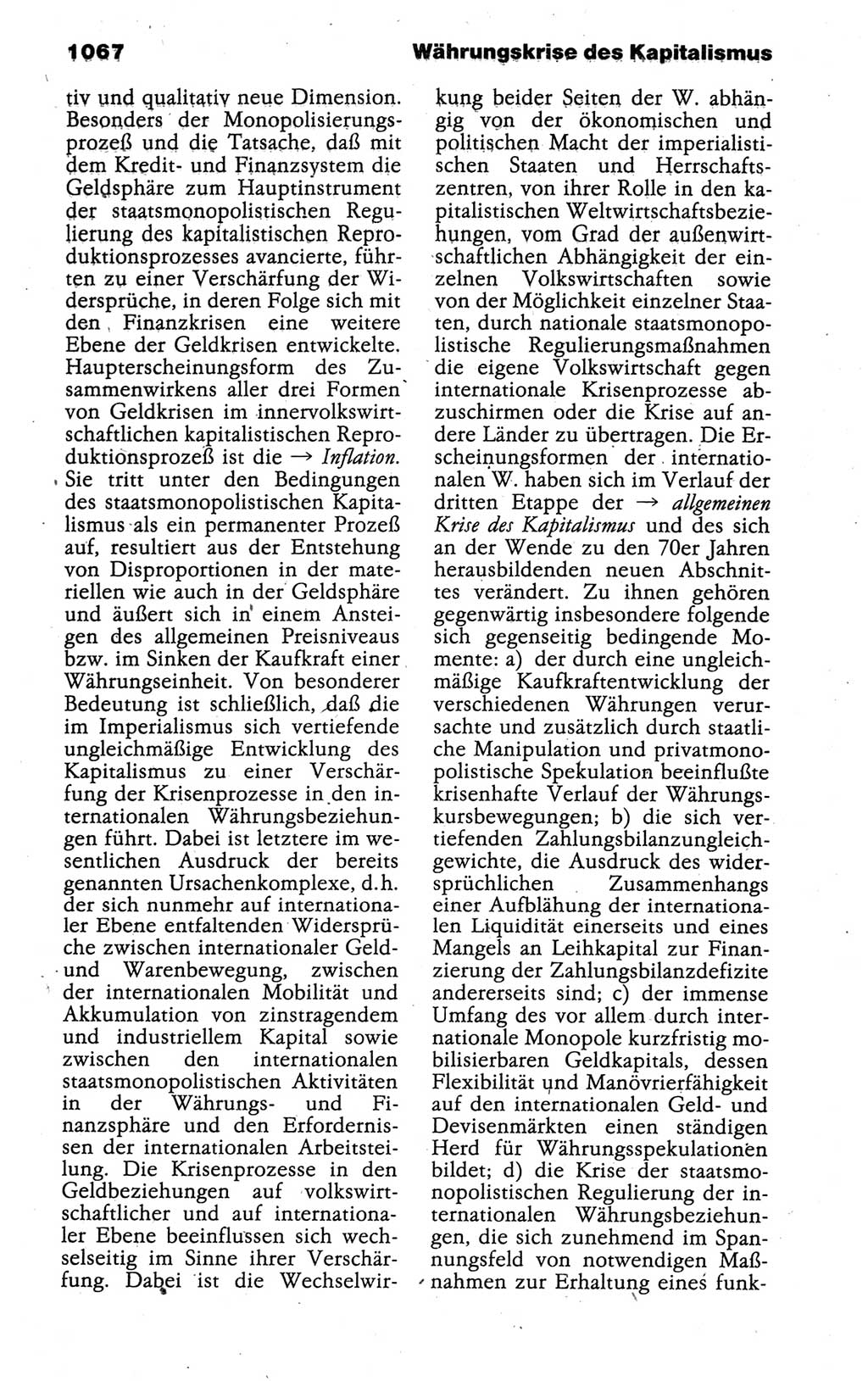 Kleines politisches Wörterbuch [Deutsche Demokratische Republik (DDR)] 1988, Seite 1067 (Kl. pol. Wb. DDR 1988, S. 1067)