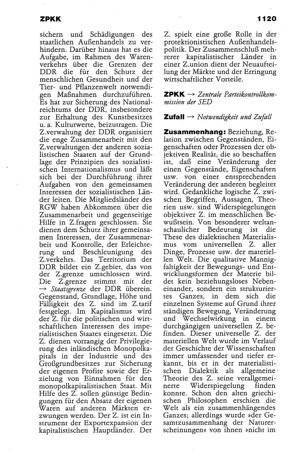 Kleines politisches Wörterbuch [Deutsche Demokratische Republik (DDR)] 1988, Seite 1120 (Kl. pol. Wb. DDR 1988, S. 1120)