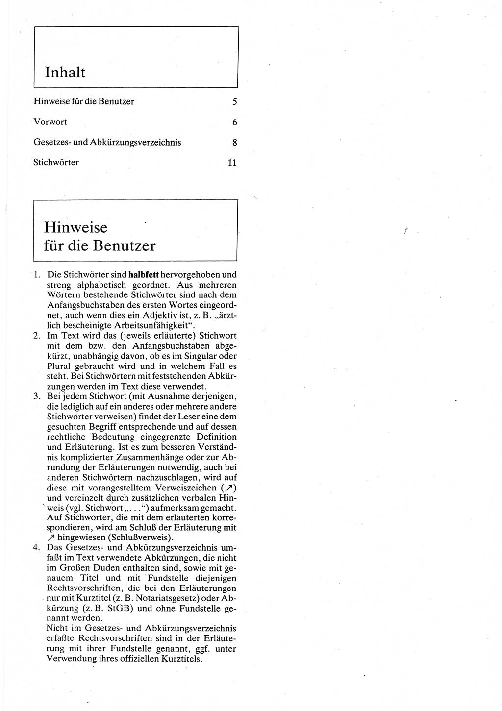 Rechtslexikon [Deutsche Demokratische Republik (DDR)] 1988, Seite 5 (Rechtslex. DDR 1988, S. 5)