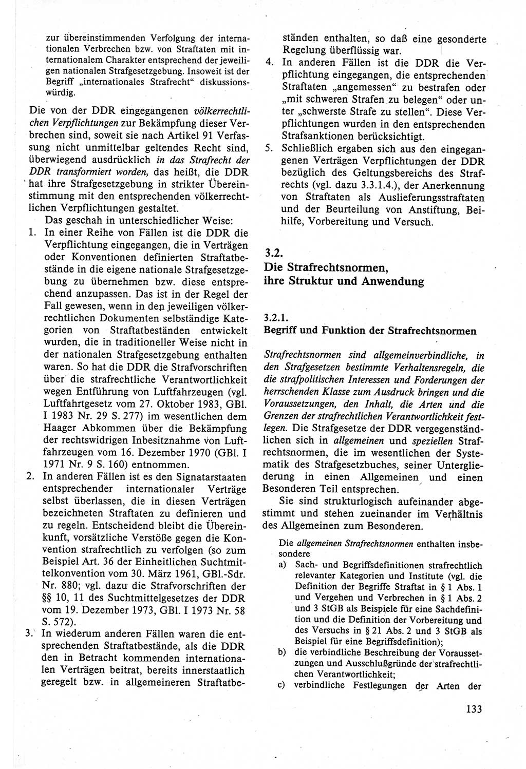 Strafrecht der DDR (Deutsche Demokratische Republik), Lehrbuch 1988, Seite 133 (Strafr. DDR Lb. 1988, S. 133)