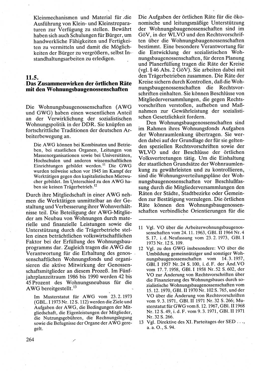 Verwaltungsrecht [Deutsche Demokratische Republik (DDR)], Lehrbuch 1988, Seite 264 (Verw.-R. DDR Lb. 1988, S. 264)
