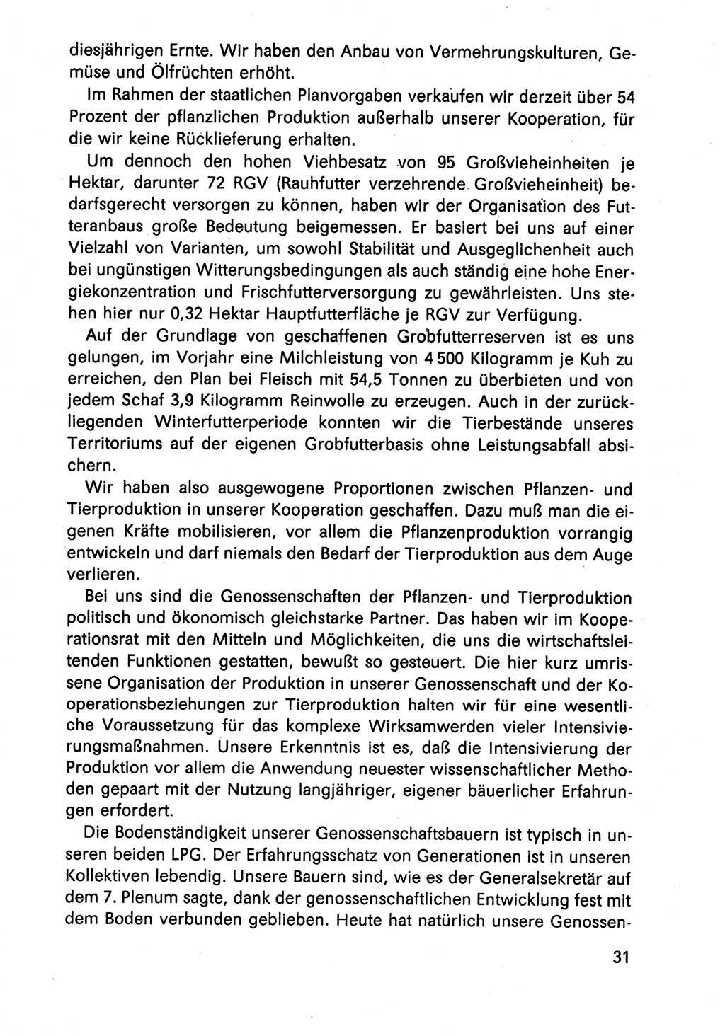 Diskussionsreden, 8. Tagung des ZK (Zentralkomitee) der SED (Sozialistische Einheitspartei Deutschlands) [Deutsche Demokratische Republik (DDR)] 1989, Seite 31 (Disk.-Red. 8. Tg. ZK SED DDR 1989, S. 31)