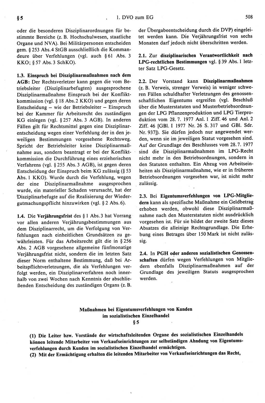 Strafprozeßrecht der DDR (Deutsche Demokratische Republik), Kommentar zur Strafprozeßordnung (StPO) 1989, Seite 508 (Strafprozeßr. DDR Komm. StPO 1989, S. 508)