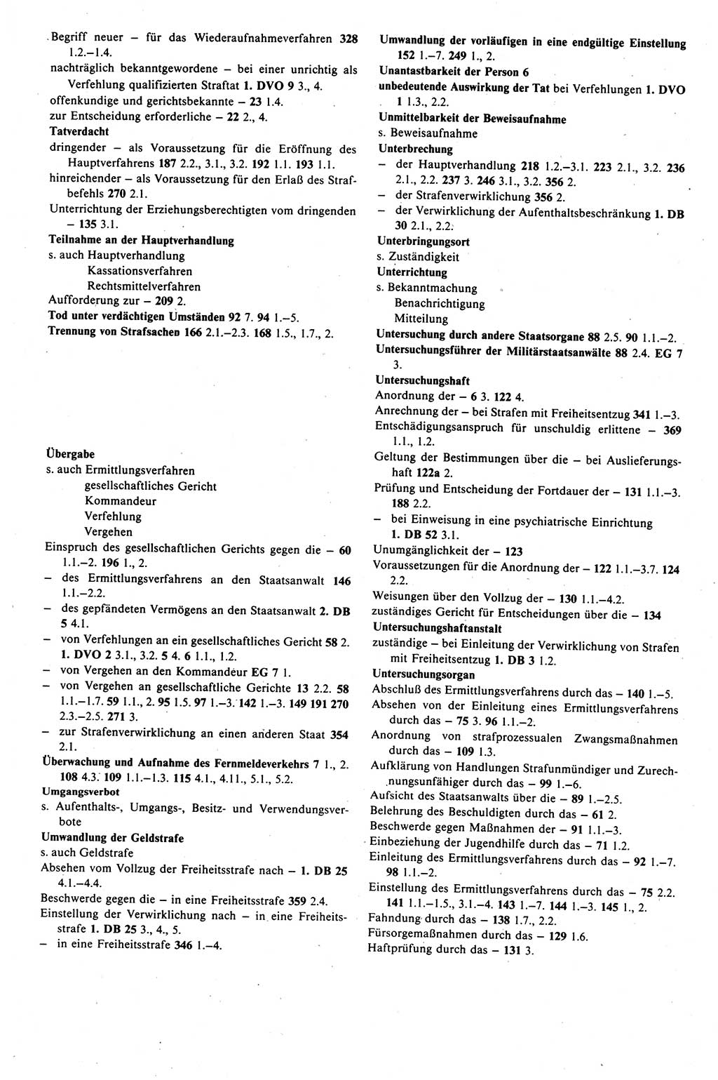 Strafprozeßrecht der DDR (Deutsche Demokratische Republik), Kommentar zur Strafprozeßordnung (StPO) 1989, Seite 537 (Strafprozeßr. DDR Komm. StPO 1989, S. 537)
