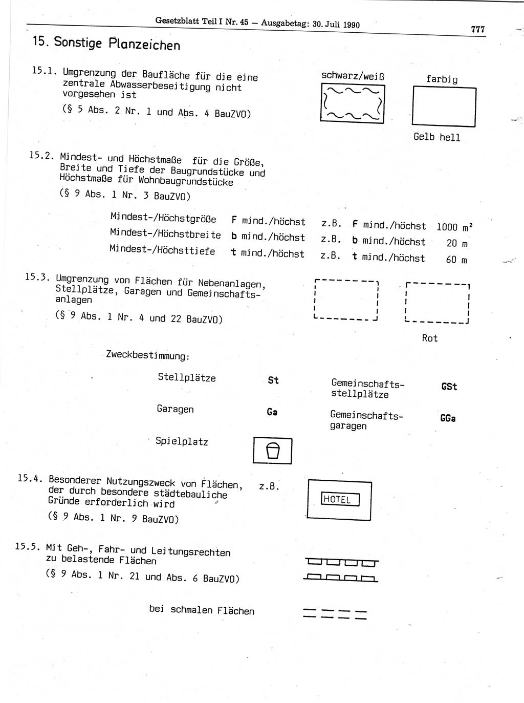 Gesetzblatt (GBl.) der Deutschen Demokratischen Republik (DDR) Teil Ⅰ 1990, Seite 777 (GBl. DDR Ⅰ 1990, S. 777)