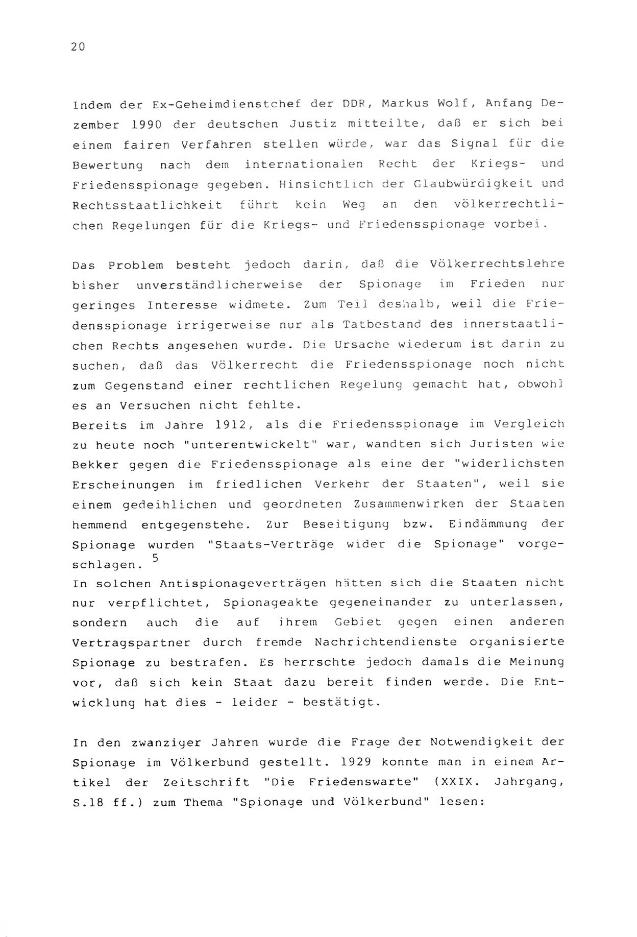 Zwie-Gespräch, Beiträge zur Aufarbeitung der Stasi-Vergangenheit [Deutsche Demokratische Republik (DDR)], Ausgabe Nr. 2, Berlin 1991, Seite 20 (Zwie-Gespr. Ausg. 2 1991, S. 20)