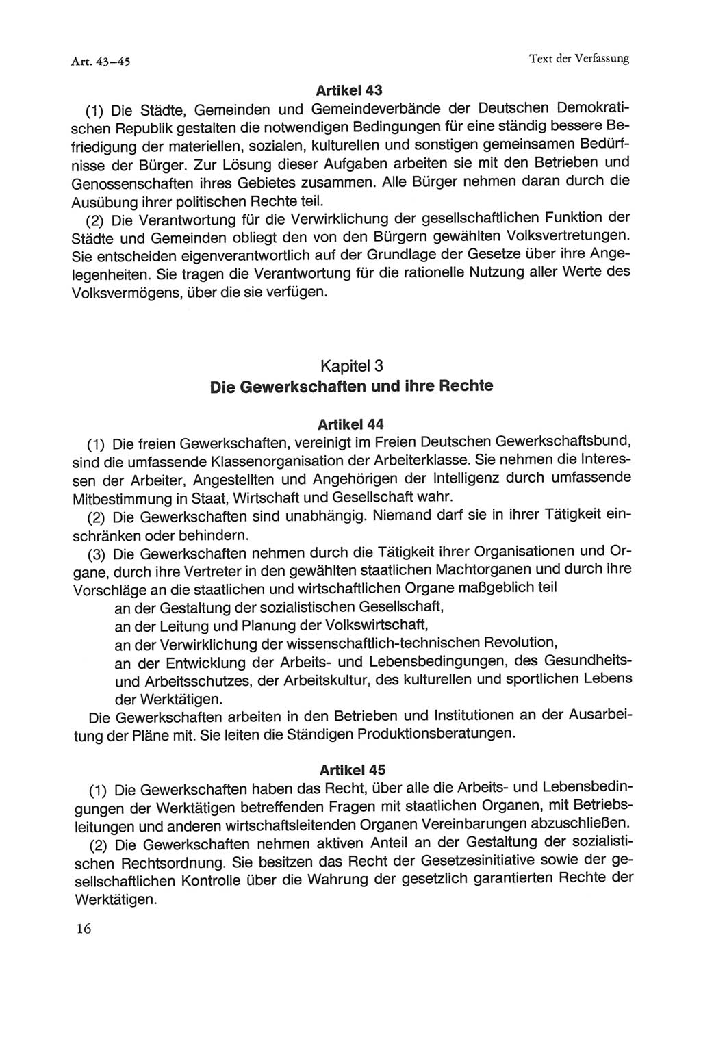 Die sozialistische Verfassung der Deutschen Demokratischen Republik (DDR), Kommentar mit einem Nachtrag 1997, Seite 16 (Soz. Verf. DDR Komm. Nachtr. 1997, S. 16)