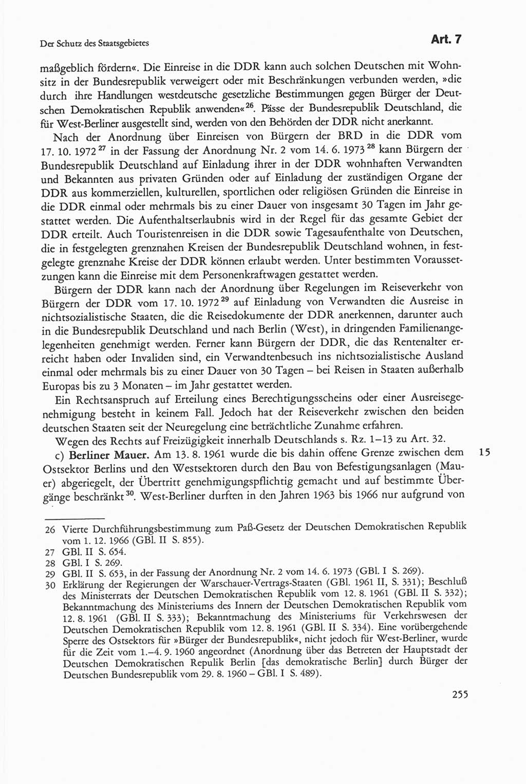 Die sozialistische Verfassung der Deutschen Demokratischen Republik (DDR), Kommentar mit einem Nachtrag 1997, Seite 255 (Soz. Verf. DDR Komm. Nachtr. 1997, S. 255)