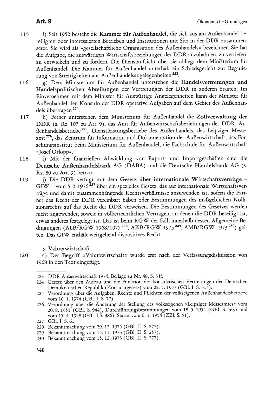 Die sozialistische Verfassung der Deutschen Demokratischen Republik (DDR), Kommentar mit einem Nachtrag 1997, Seite 348 (Soz. Verf. DDR Komm. Nachtr. 1997, S. 348)