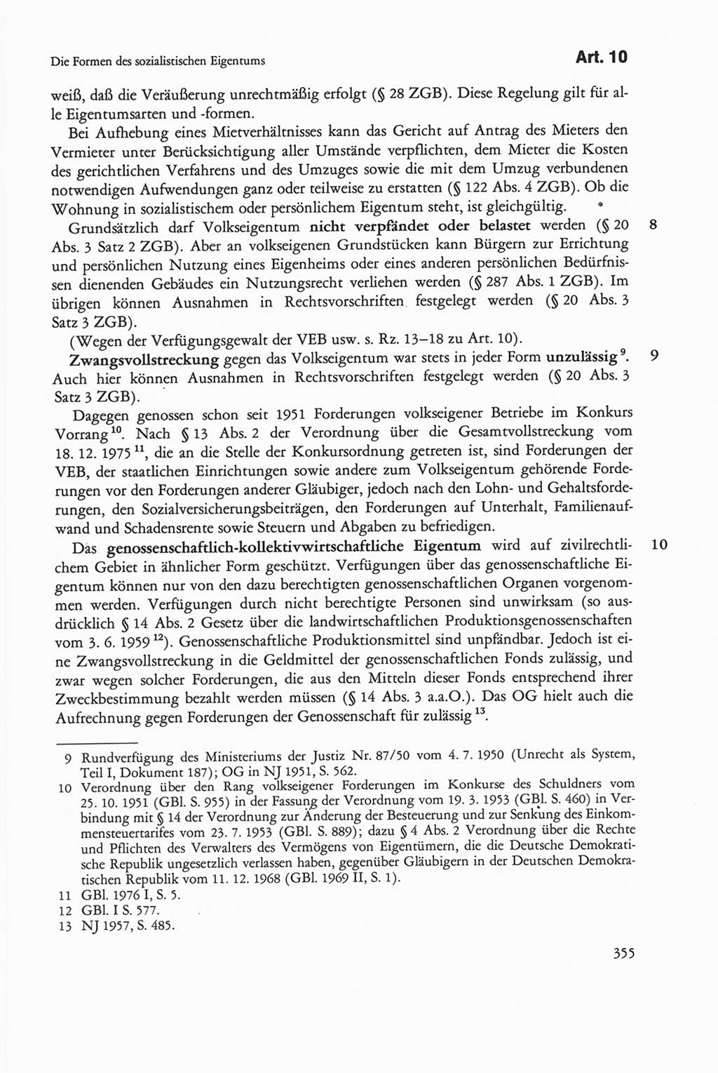Die sozialistische Verfassung der Deutschen Demokratischen Republik (DDR), Kommentar mit einem Nachtrag 1997, Seite 355 (Soz. Verf. DDR Komm. Nachtr. 1997, S. 355)