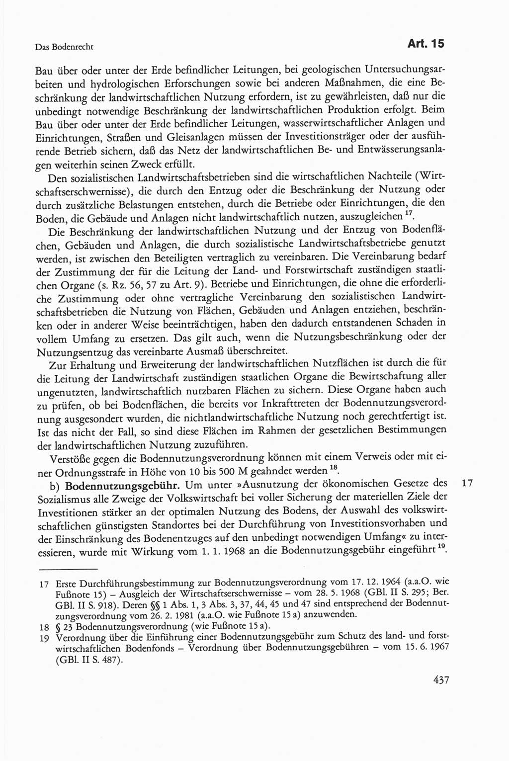 Die sozialistische Verfassung der Deutschen Demokratischen Republik (DDR), Kommentar mit einem Nachtrag 1997, Seite 437 (Soz. Verf. DDR Komm. Nachtr. 1997, S. 437)