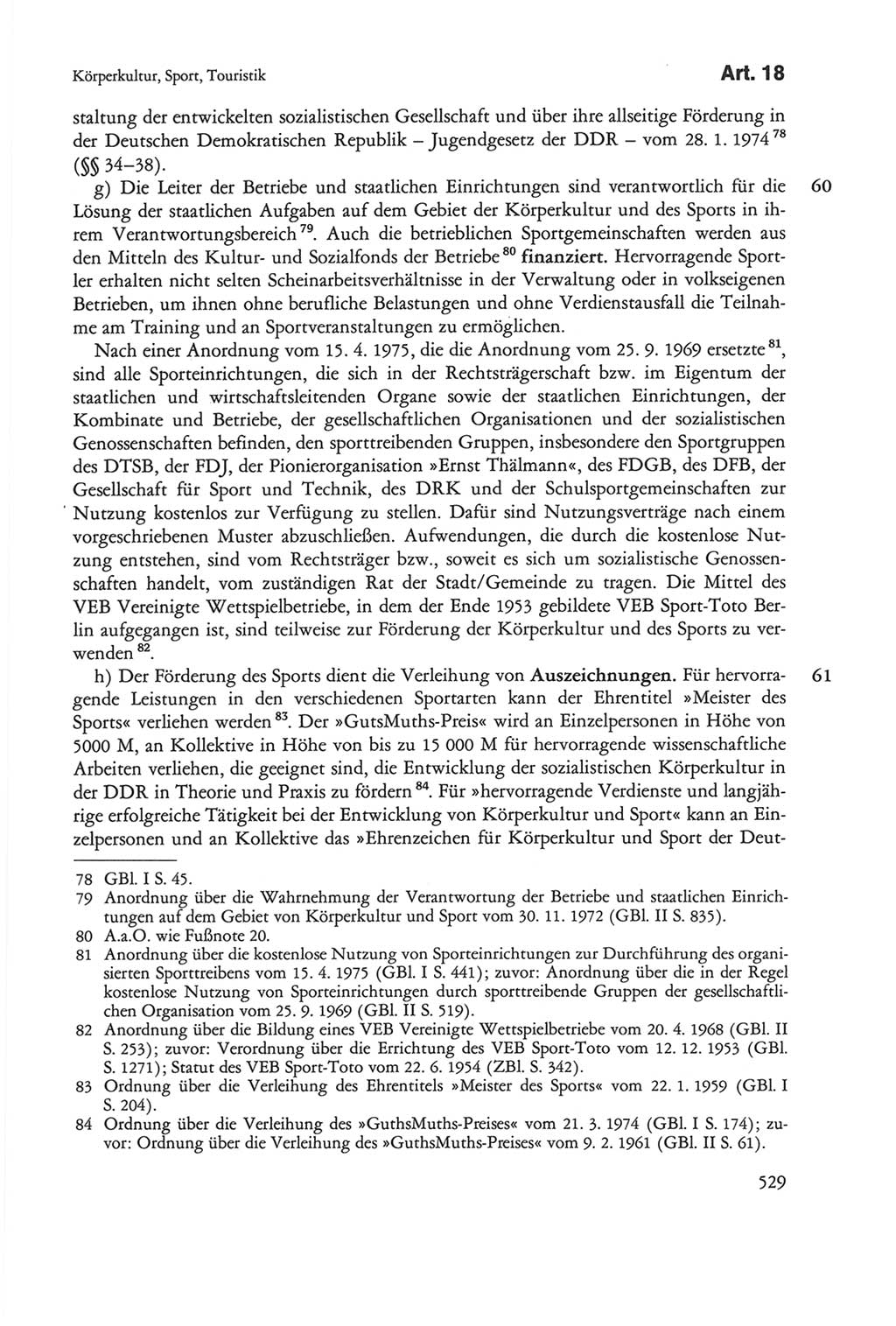 Die sozialistische Verfassung der Deutschen Demokratischen Republik (DDR), Kommentar mit einem Nachtrag 1997, Seite 529 (Soz. Verf. DDR Komm. Nachtr. 1997, S. 529)