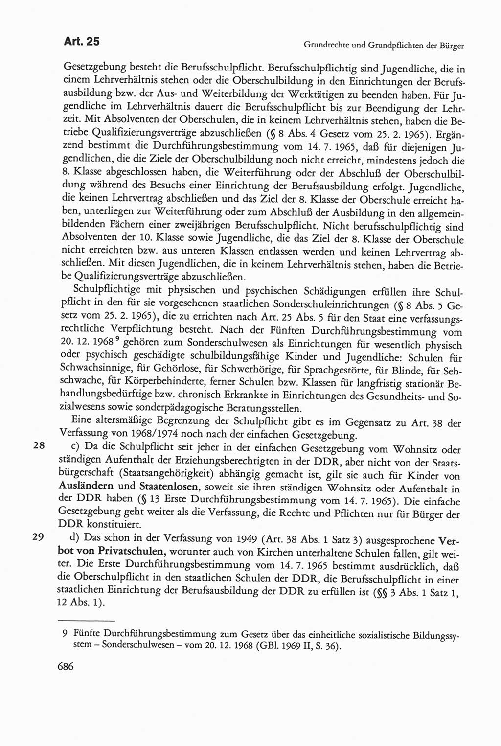 Die sozialistische Verfassung der Deutschen Demokratischen Republik (DDR), Kommentar mit einem Nachtrag 1997, Seite 686 (Soz. Verf. DDR Komm. Nachtr. 1997, S. 686)