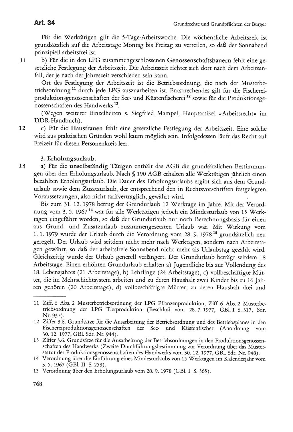 Die sozialistische Verfassung der Deutschen Demokratischen Republik (DDR), Kommentar mit einem Nachtrag 1997, Seite 768 (Soz. Verf. DDR Komm. Nachtr. 1997, S. 768)