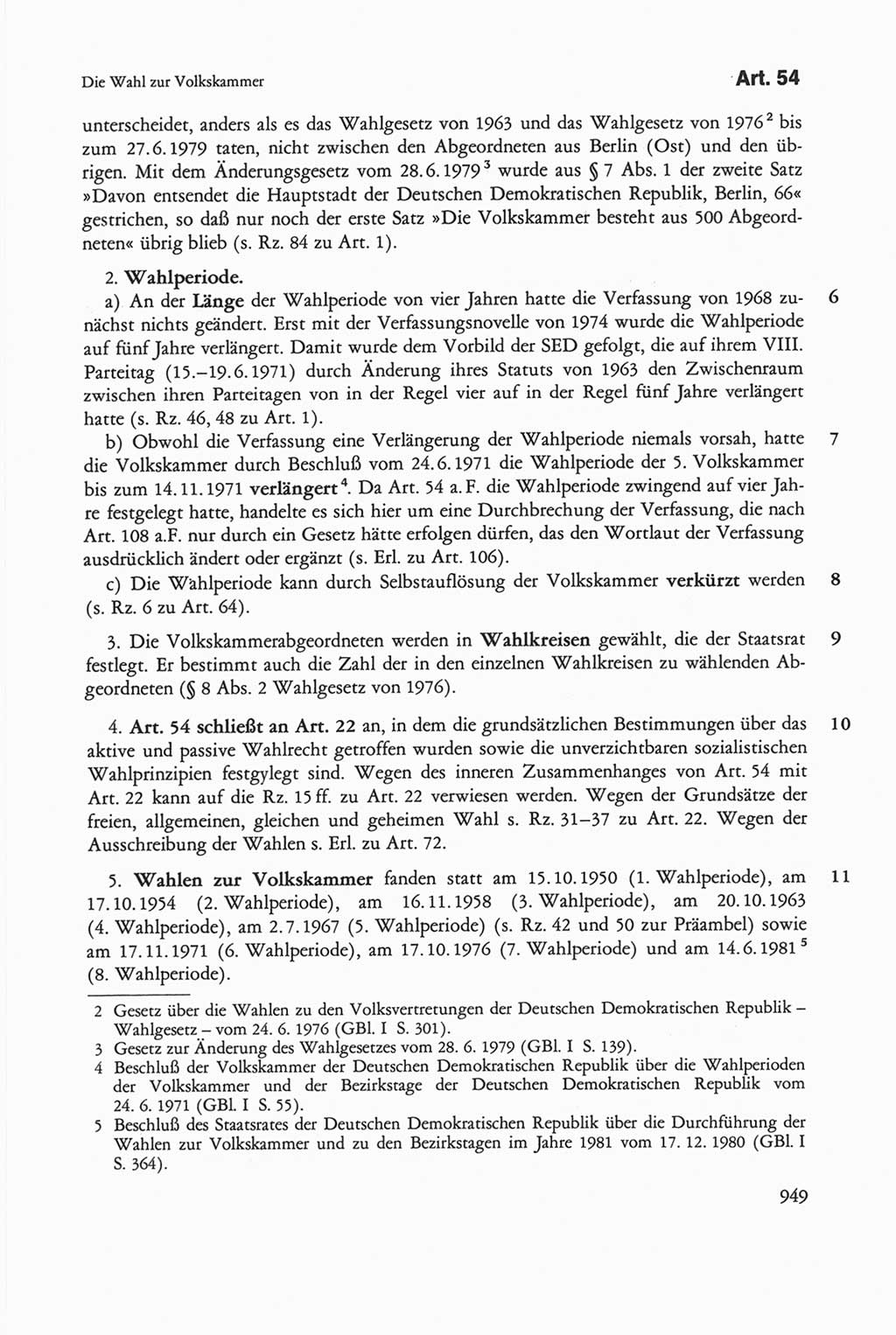 Die sozialistische Verfassung der Deutschen Demokratischen Republik (DDR), Kommentar mit einem Nachtrag 1997, Seite 949 (Soz. Verf. DDR Komm. Nachtr. 1997, S. 949)