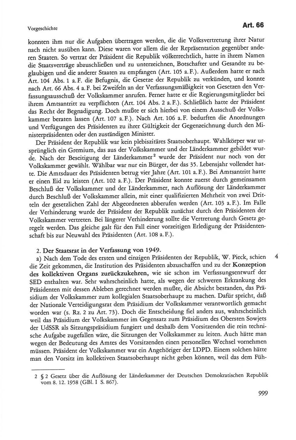 Die sozialistische Verfassung der Deutschen Demokratischen Republik (DDR), Kommentar mit einem Nachtrag 1997, Seite 999 (Soz. Verf. DDR Komm. Nachtr. 1997, S. 999)