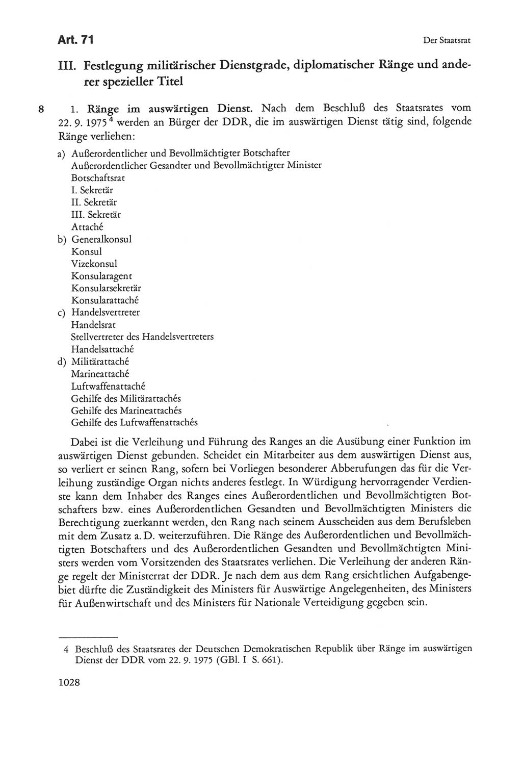 Die sozialistische Verfassung der Deutschen Demokratischen Republik (DDR), Kommentar mit einem Nachtrag 1997, Seite 1028 (Soz. Verf. DDR Komm. Nachtr. 1997, S. 1028)