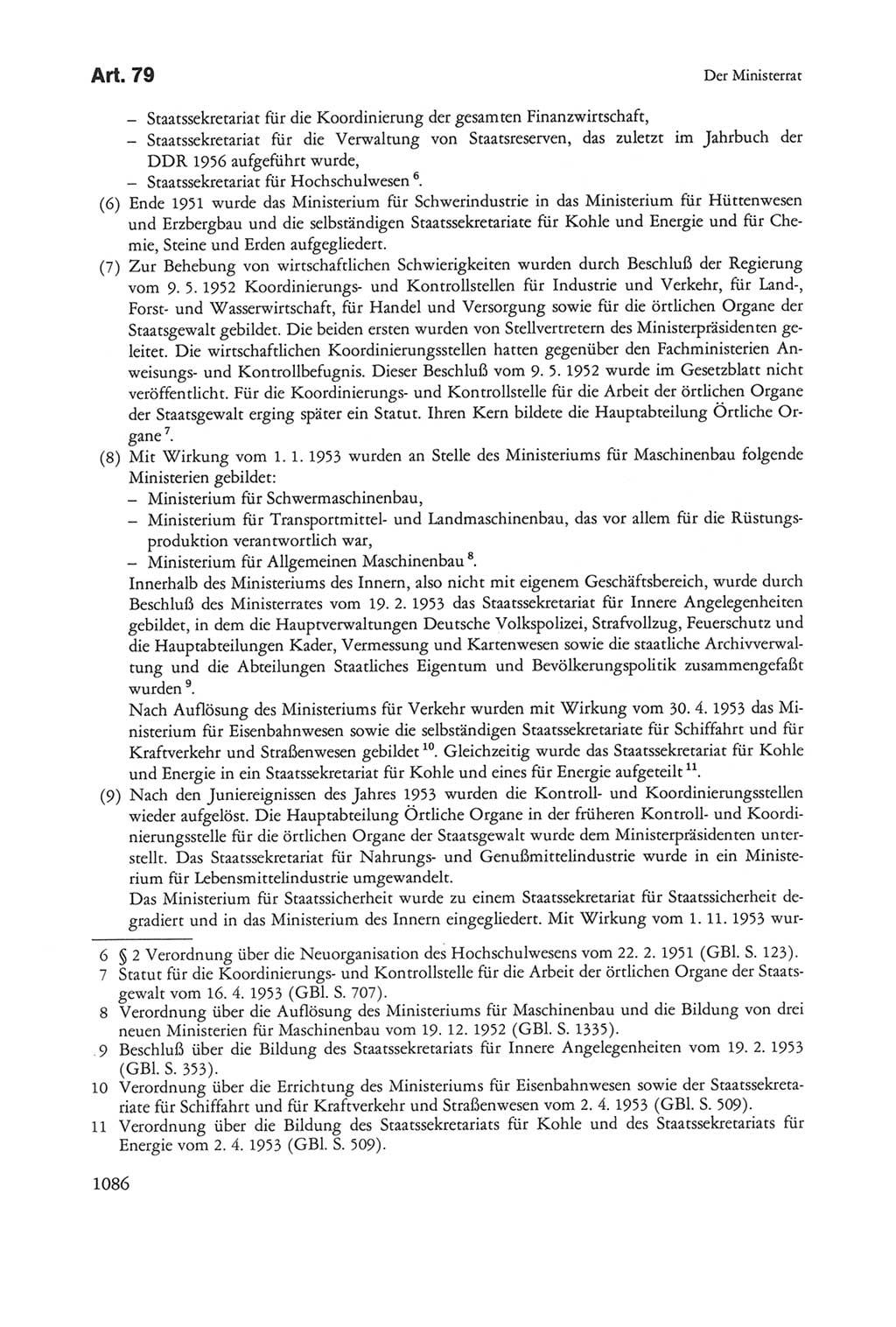 Die sozialistische Verfassung der Deutschen Demokratischen Republik (DDR), Kommentar mit einem Nachtrag 1997, Seite 1086 (Soz. Verf. DDR Komm. Nachtr. 1997, S. 1086)