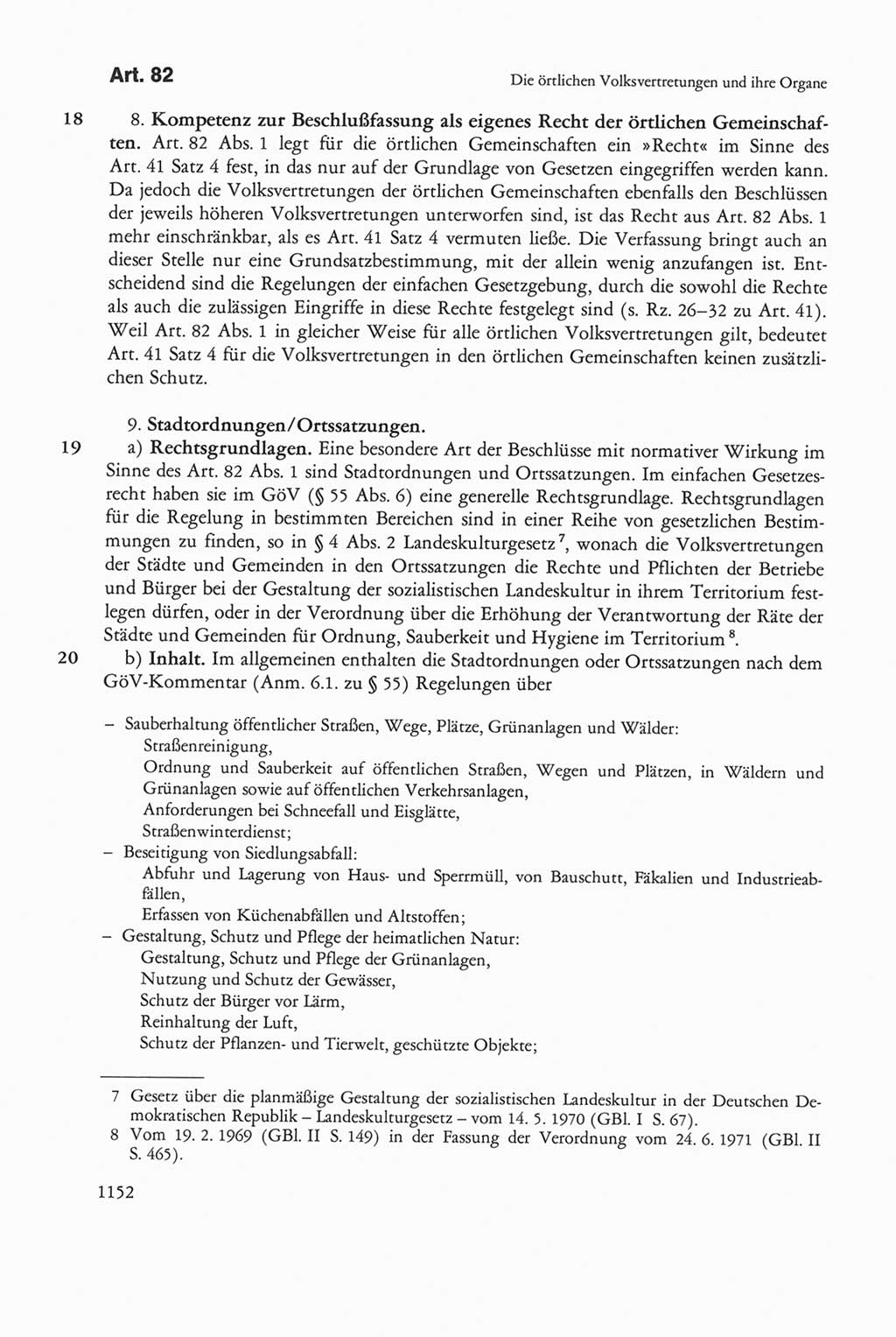 Die sozialistische Verfassung der Deutschen Demokratischen Republik (DDR), Kommentar mit einem Nachtrag 1997, Seite 1152 (Soz. Verf. DDR Komm. Nachtr. 1997, S. 1152)