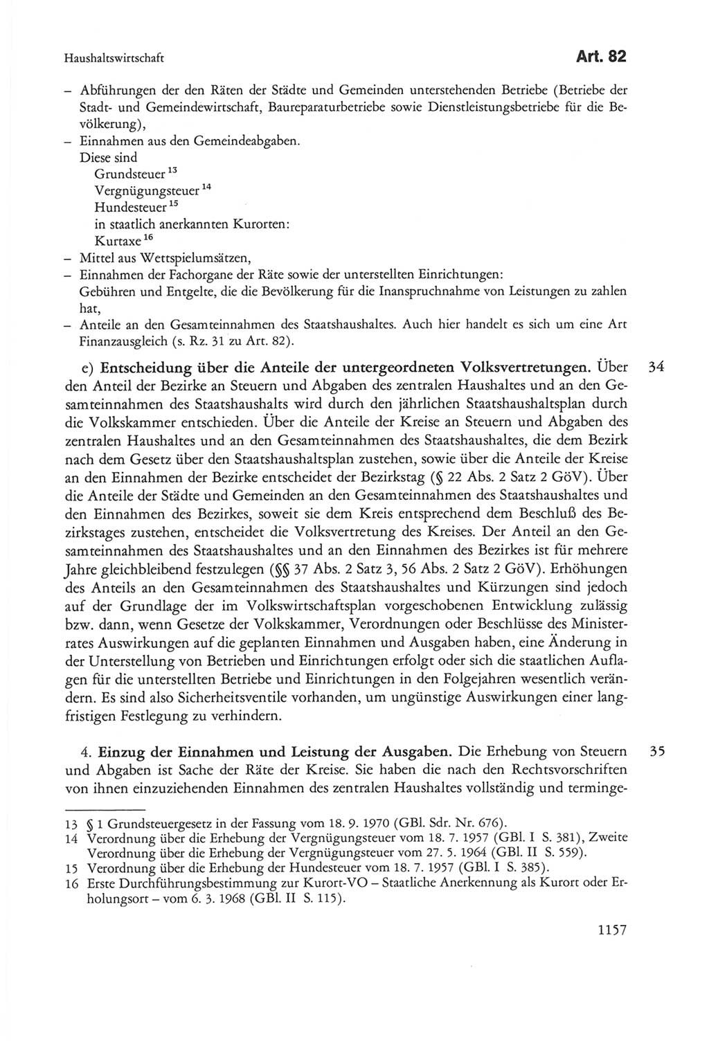 Die sozialistische Verfassung der Deutschen Demokratischen Republik (DDR), Kommentar mit einem Nachtrag 1997, Seite 1157 (Soz. Verf. DDR Komm. Nachtr. 1997, S. 1157)