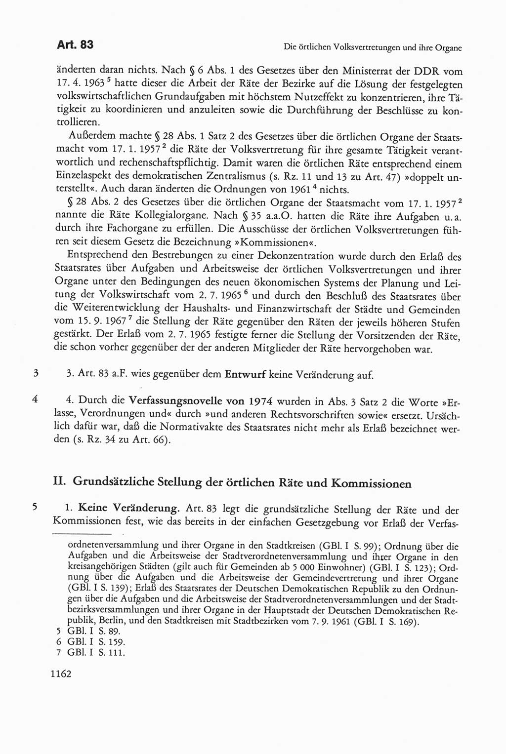 Die sozialistische Verfassung der Deutschen Demokratischen Republik (DDR), Kommentar mit einem Nachtrag 1997, Seite 1162 (Soz. Verf. DDR Komm. Nachtr. 1997, S. 1162)