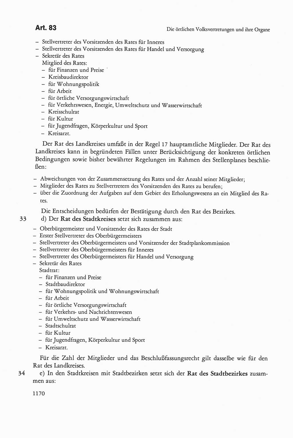 Die sozialistische Verfassung der Deutschen Demokratischen Republik (DDR), Kommentar mit einem Nachtrag 1997, Seite 1170 (Soz. Verf. DDR Komm. Nachtr. 1997, S. 1170)