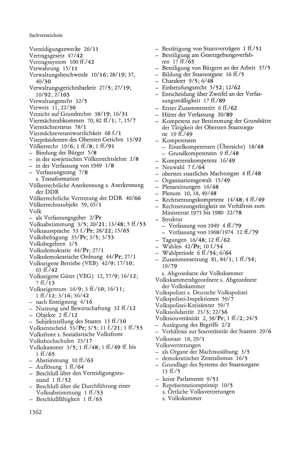 Die sozialistische Verfassung der Deutschen Demokratischen Republik (DDR), Kommentar mit einem Nachtrag 1997, Seite 1362 (Soz. Verf. DDR Komm. Nachtr. 1997, S. 1362)